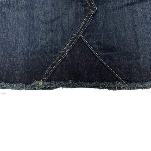 Gap Raw Edge Denim Skirt (8/29) - Picture 7 of 10